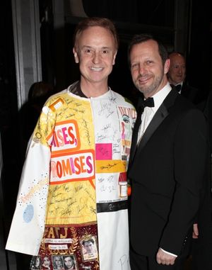 Cleve Asbury & director Rob Ashford attending the Broadway Opening Night Gypsy Robe C Photo