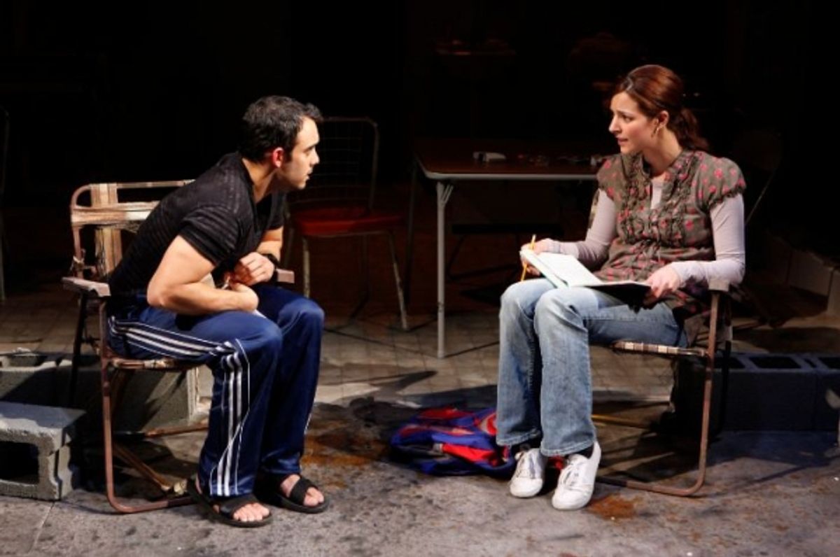 Omid Abtahi and Tala Ashe at 