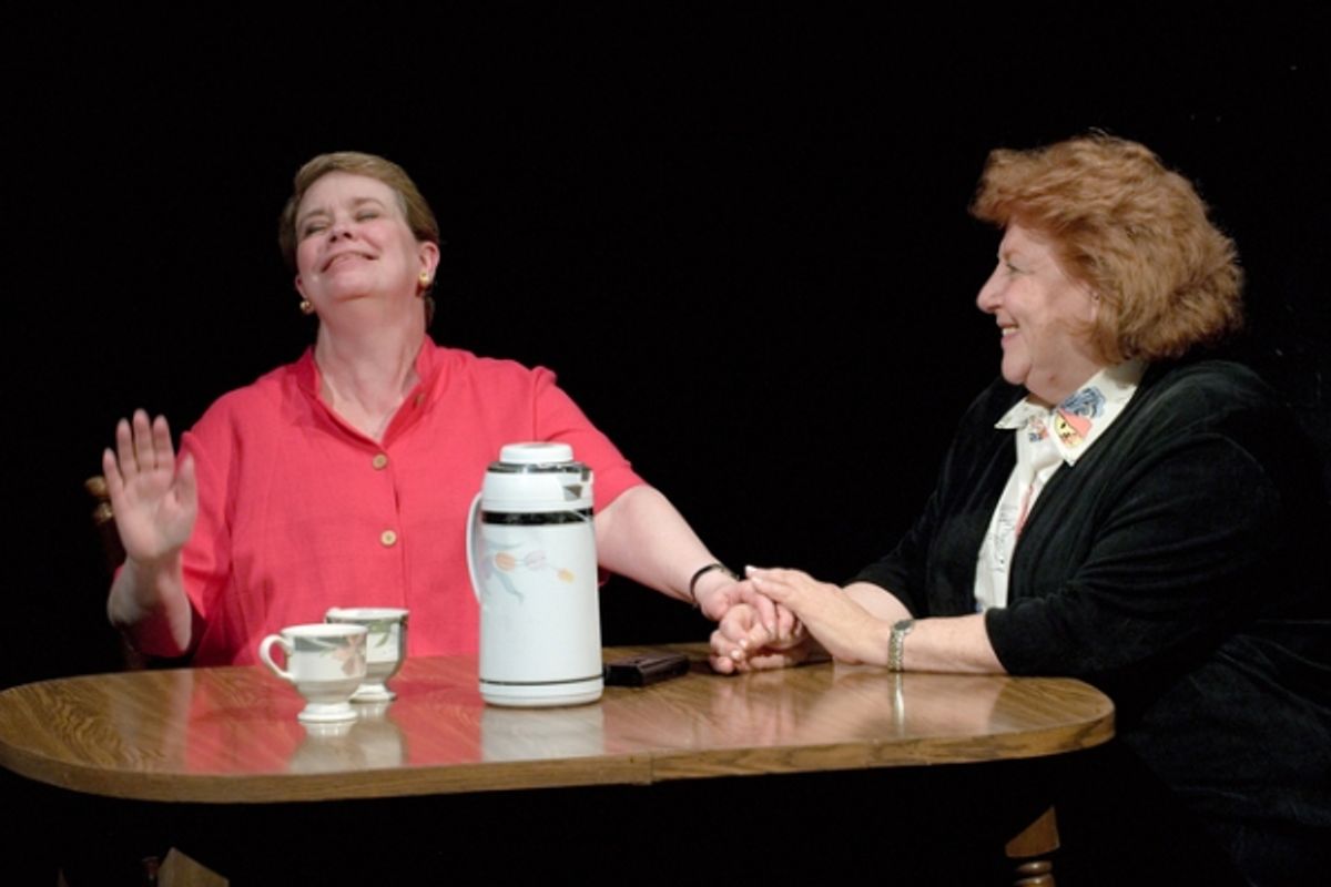 Michelle McKenzie-Voigt as 'Norma' and Susan Adler as 'Rose'
 at 