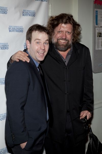 Mike Birbiglia and Oskar Eustis Photo