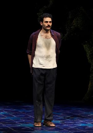 Arian Moayed during the Broadway Opening Night Curtain Call for 'Bengal Tiger at the Baghdad Zoo' at the Richard Rodgers Theatre in New York City @ BroadwayWorld Arian Moayed during the Broadway Opening Night Curtain Call for 'Bengal Tiger at the Photo
