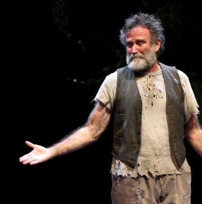 Robin Willams during the Broadway Opening Night Curtain Call for 'Bengal Tiger at the Photo