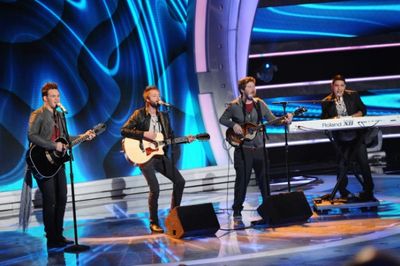 James Durbin, Paul McDonald, Casey Abrams and Stefano Langone  Photo