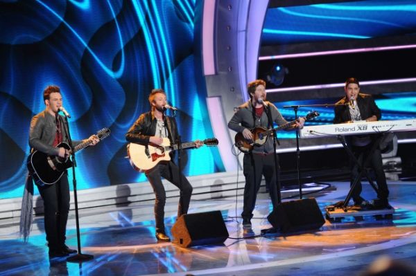 James Durbin, Paul McDonald, Casey Abrams and Stefano Langone  Photo