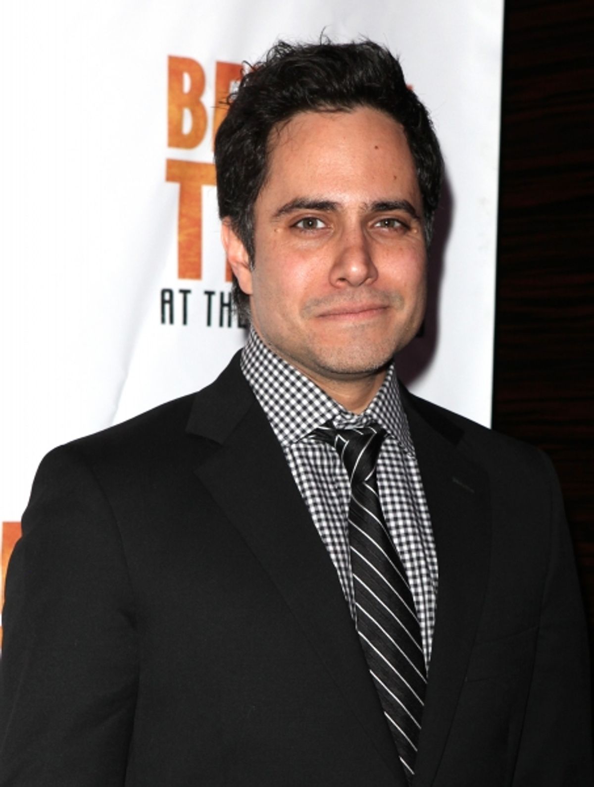 Playwright Rajiv Joseph attending the Broadway Opening Night After Party for 'Bengal Tiger at the Baghdad Zoo' at espace in New York City at 