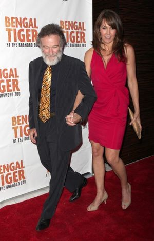 Robin Williams & Susan Schneider attending the Broadway Opening Night After Party for 'Bengal Tiger at the Baghdad Zoo' at espace in New York City @ BroadwayWorld Robin Williams & Susan Schneider attending the Broadway Opening Night After Party for Photo
