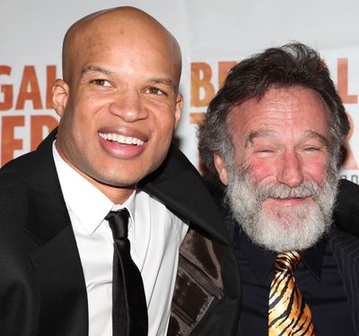 Glenn Davis & Robin Williams attending the Broadway Opening Night After Party for 'Be Photo