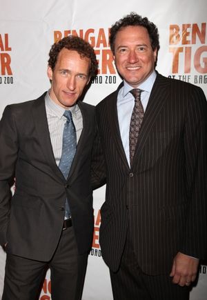 Jeffrey Seller & Kevin McCollum attending the Broadway Opening Night Performance of 'Bengal Tiger At The Baghdad Zoo' at the Richard Rodgers Theatre in New York City. @ BroadwayWorld Jeffrey Seller & Kevin McCollum attending the Broadway Opening Night Performance of ' Photo