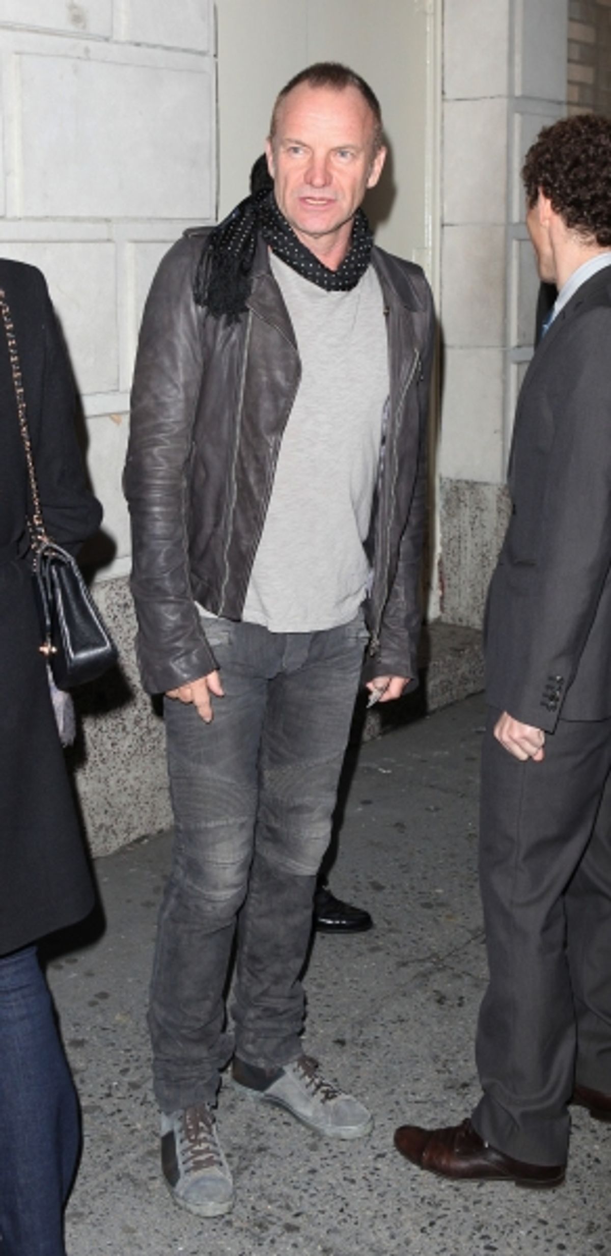 Sting attending the Broadway Opening Night Performance of 'Bengal Tiger At The Baghdad Zoo' at the Richard Rodgers Theatre in New York City. at 