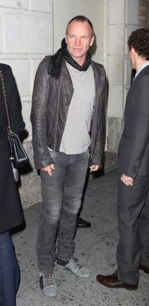 Sting attending the Broadway Opening Night Performance of 'Bengal Tiger At The Baghdad Zoo' at the Richard Rodgers Theatre in New York City. @ BroadwayWorld Sting attending the Broadway Opening Night Performance of 'Bengal Tiger At The Baghda Photo