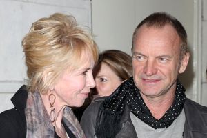 Trudie Styler, Sting & Jeffrey Seller attending the Broadway Opening Night Performance of 'Bengal Tiger At The Baghdad Zoo' at the Richard Rodgers Theatre in New York City. @ BroadwayWorld Trudie Styler, Sting & Jeffrey Seller attending the Broadway Opening Night Performanc Photo