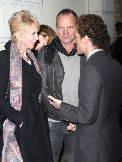 Trudie Styler, Sting & Jeffrey Seller attending the Broadway Opening Night Performanc Photo