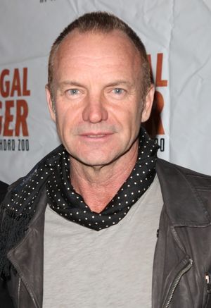 Sting attending the Broadway Opening Night Performance of 'Bengal Tiger At The Baghdad Zoo' at the Richard Rodgers Theatre in New York City. @ BroadwayWorld Sting attending the Broadway Opening Night Performance of 'Bengal Tiger At The Baghda Photo