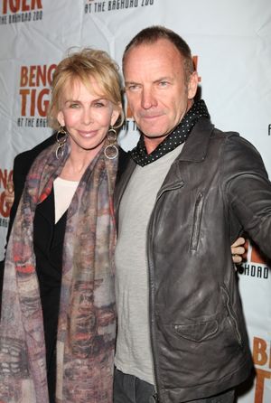 Trudie Styler & Sting attending the Broadway Opening Night Performance of 'Bengal Tiger At The Baghdad Zoo' at the Richard Rodgers Theatre in New York City. @ BroadwayWorld Trudie Styler & Sting attending the Broadway Opening Night Performance of 'Bengal Tig Photo