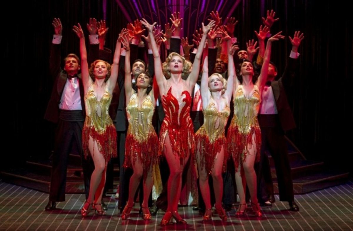 Sutton Foster and Cast of ANYTHING GOES at 
