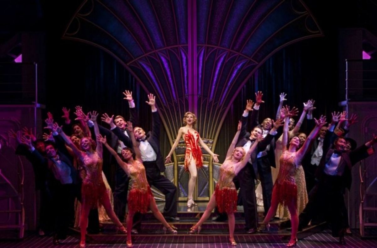 Sutton Foster and Cast of ANYTHING GOES at 
