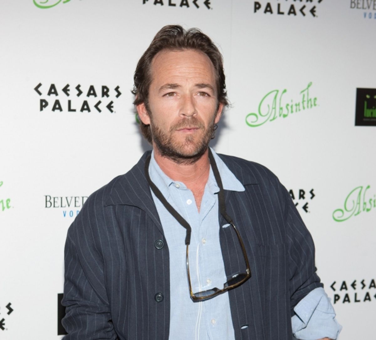 Luke Perry pictured at ABSINTHE PREMIERE after Party at Caesars Palace in Las Vegas, NV on April 1, 2011. One part vivid imagination, two parts carnival and a shot of old world burlesque mixed with a heavy dash of decadence and you have ABSINTHE, the uniq at 