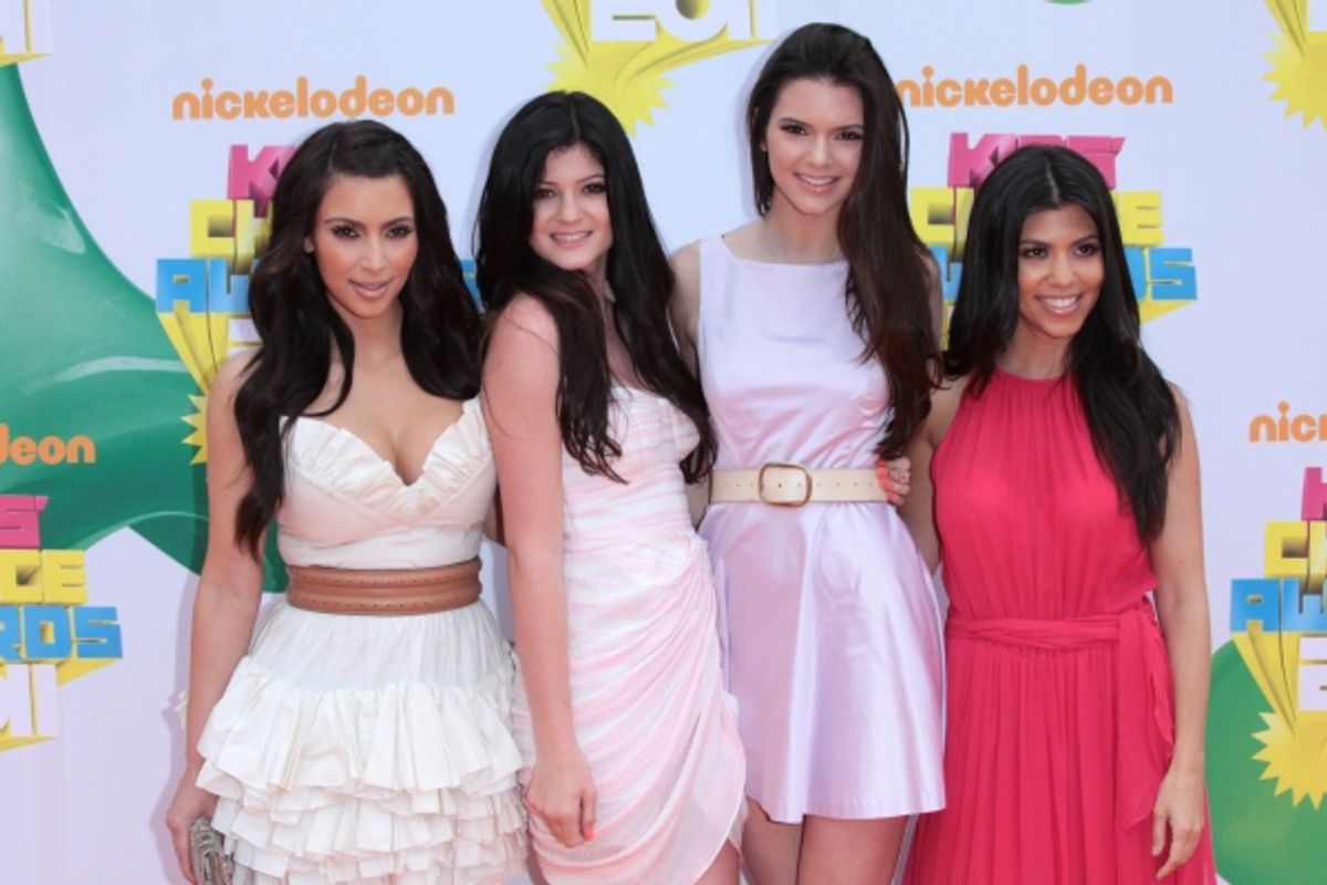Kim Kardashian, Kendall Jenner, Kylie Jenner, Kourtney Kardashian at 