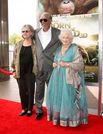 Morgan Freeman, Dame Daphne M. Sheldrick Photo