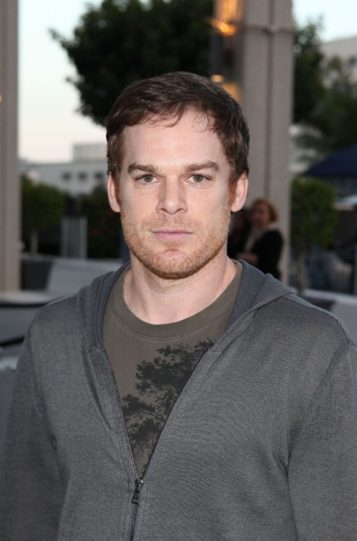 LOS ANGELES, CA - APRIL 3: Michael C. Hall poses during the arrivals for the opening night performance of 'Burn This' at Center Theatre Group's Mark Taper Forum on April 3, 2011 in Los Angeles, California. (Photo by Ryan Miller/Capture Imaging) at 