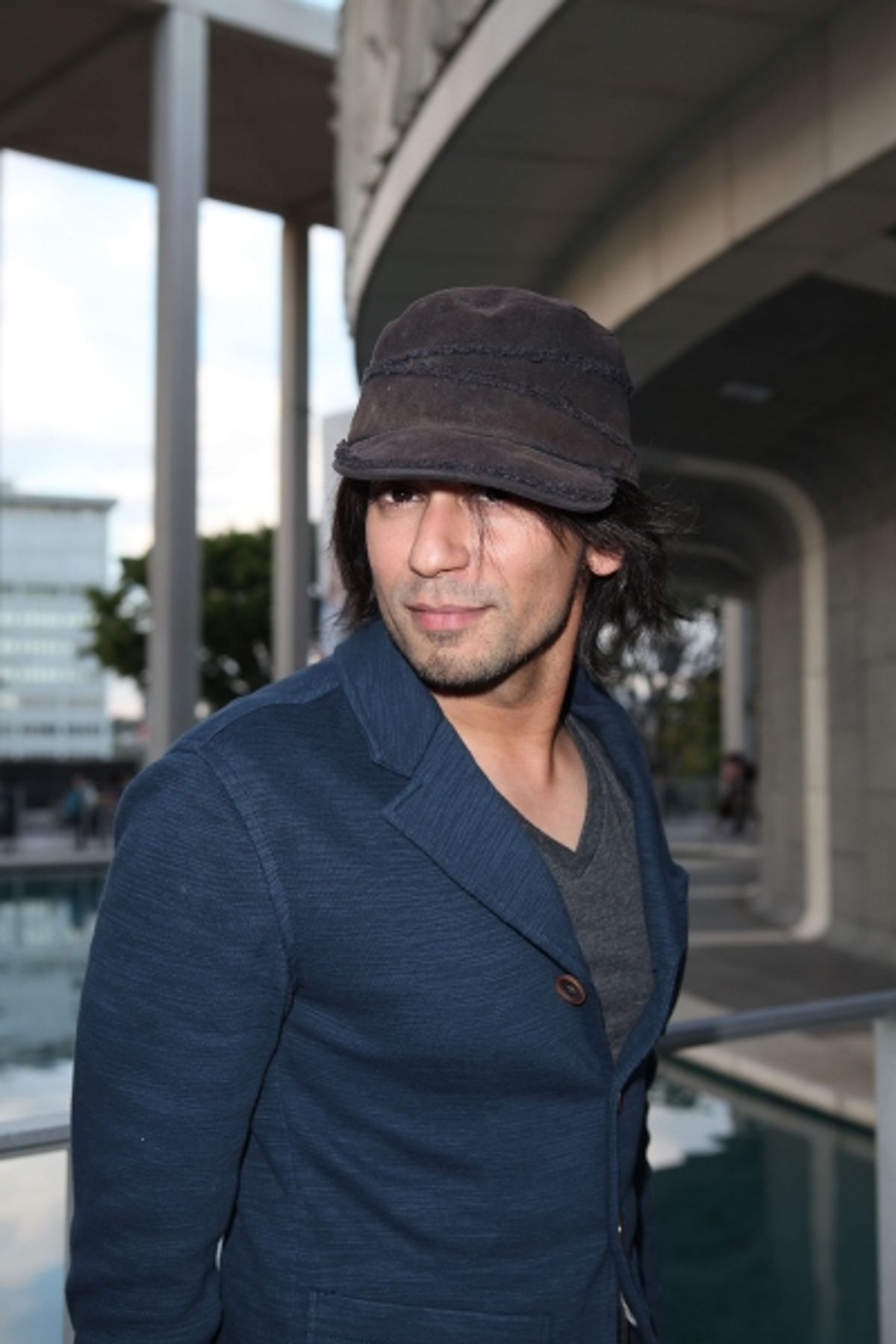 LOS ANGELES, CA - APRIL 3: Vik Sahay poses during the arrivals for the opening night performance of 'Burn This' at Center Theatre Group's Mark Taper Forum on April 3, 2011 in Los Angeles, California. (Photo by Ryan Miller/Capture Imaging) at 