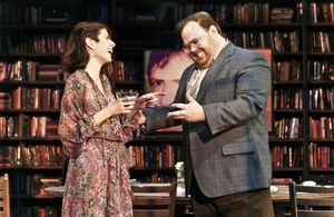 Marisa Tomei and Devin Retray @ BroadwayWorld Marisa Tomei and Devin Retray Photo