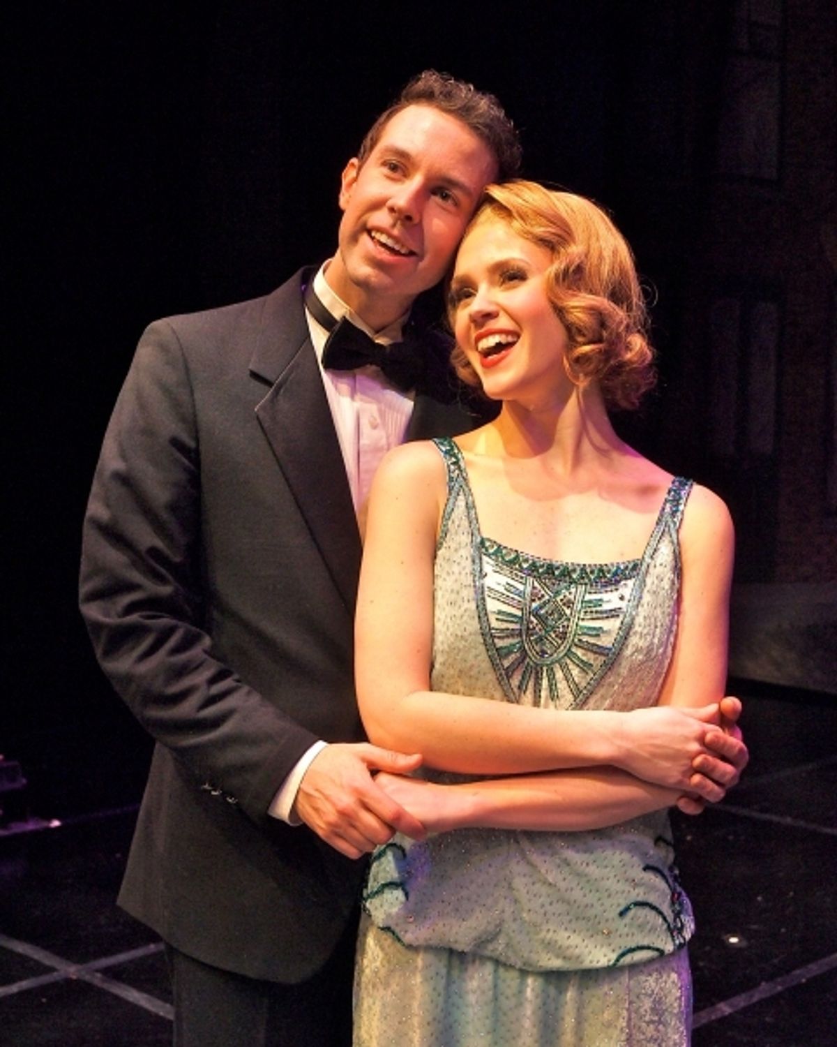 Jeremy Benton as Don Lockwood & Shannon M. O'Bryan as Kathy Selden at Westchester Broadway Theatre Presents SINGIN' IN THE RAIN