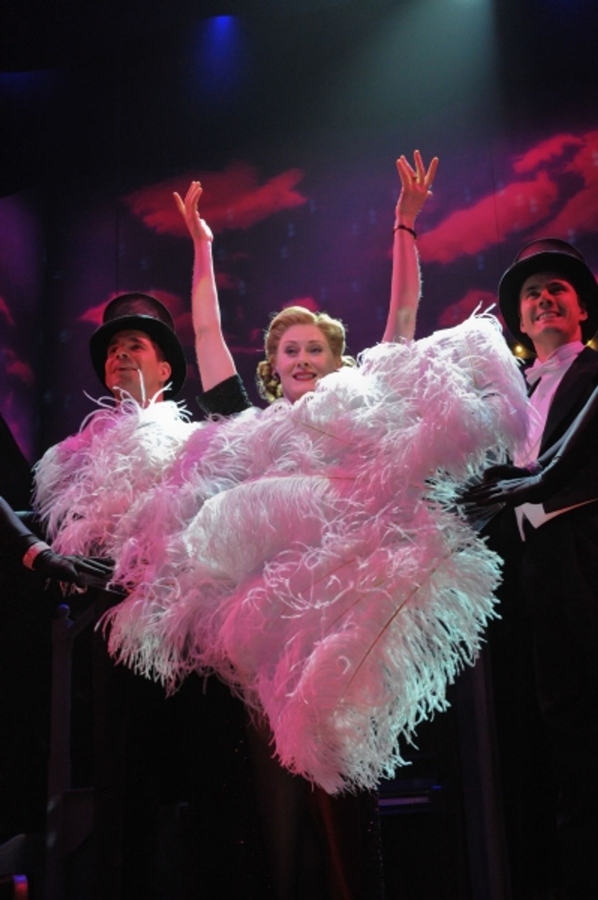 Apr. 4, 2011 - London, England, United Kingdom - Under licence to Betty Blue Eyes'', the musical, premieres at the Novello Theatre, London. Sarah Lancashire as 'Joyce' (Credit Image: Ã‚Â© Jane Hobson/London News Pictures/London News Pictures/ZUMAPRESS.com at 