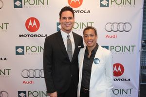  Jorge Valencia and 2011 Point Scholar Katie Miller Photo