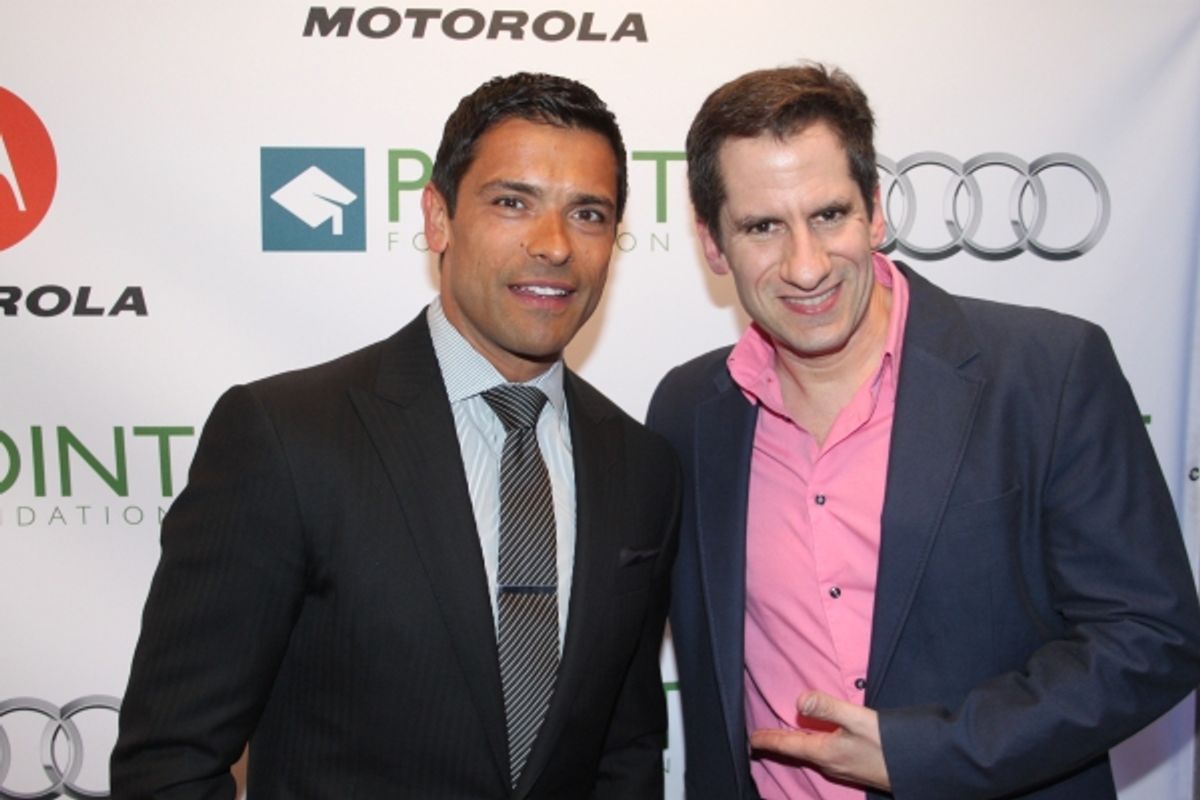 Mark Consuelos and Seth Rudetsky at 