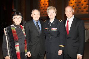  Diane Divelbess, Craig Zadan, Col. Margarethe "Grethe" Cammermeyer and Neil Meron Photo