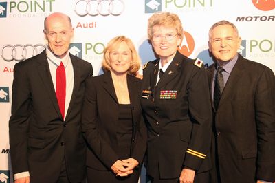  Neil Meron, Glenn Close, Col. Margarethe "Grethe" Cammermeyer and Craig Zadan Photo