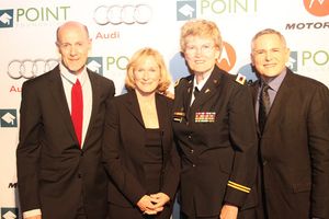  Neil Meron, Glenn Close, Col. Margarethe "Grethe" Cammermeyer and Craig Zadan Photo