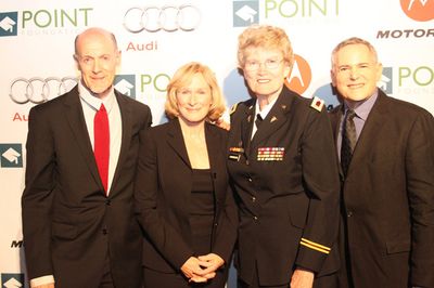  Neil Meron, Glenn Close, Col. Margarethe "Grethe" Cammermeyer and Craig Zadan Photo