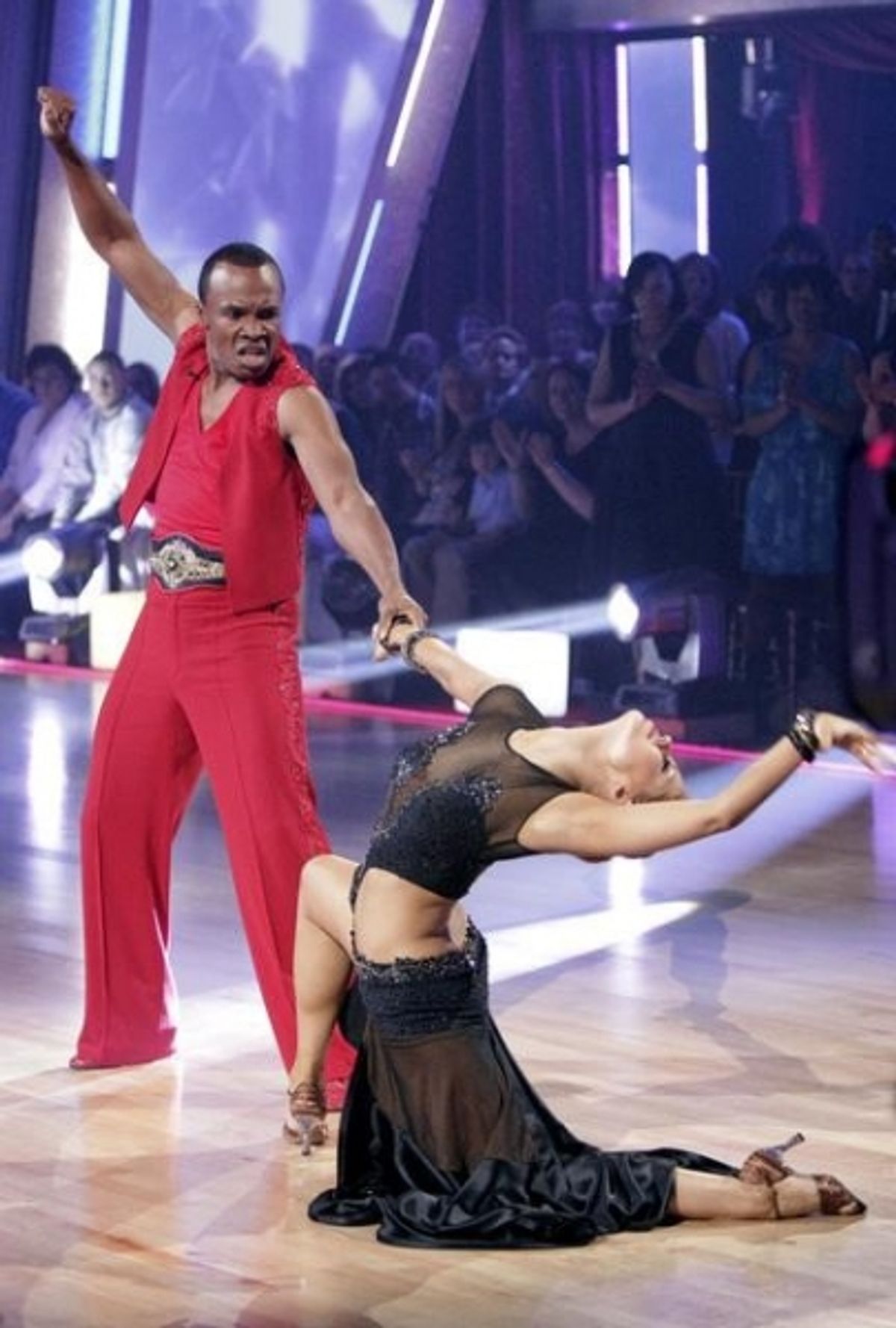 Sugar Ray Leonard, Anna Trebunskaya at 