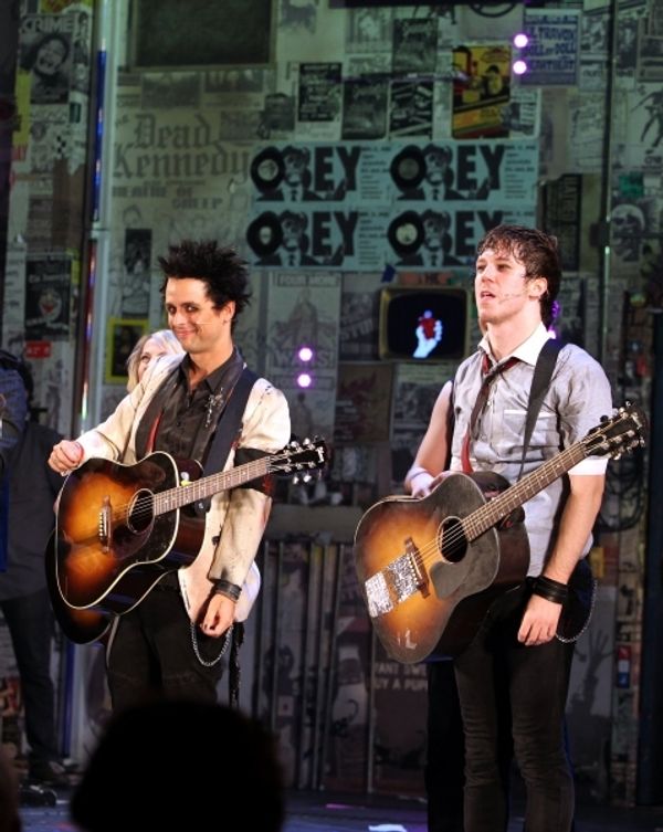 Billie Joe Armstrong and John Gallagher Jr. Photo