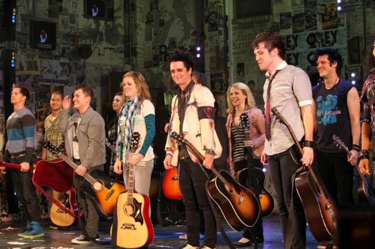 Billie Joe Armstrong and the Cast of AMERICAN IDIOT at 