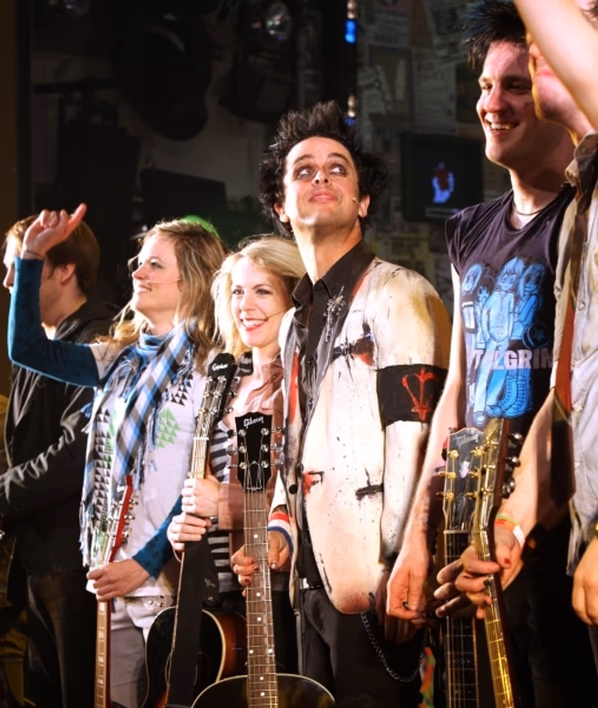 Billie Joe Armstrong and the Cast of AMERICAN IDIOT at 