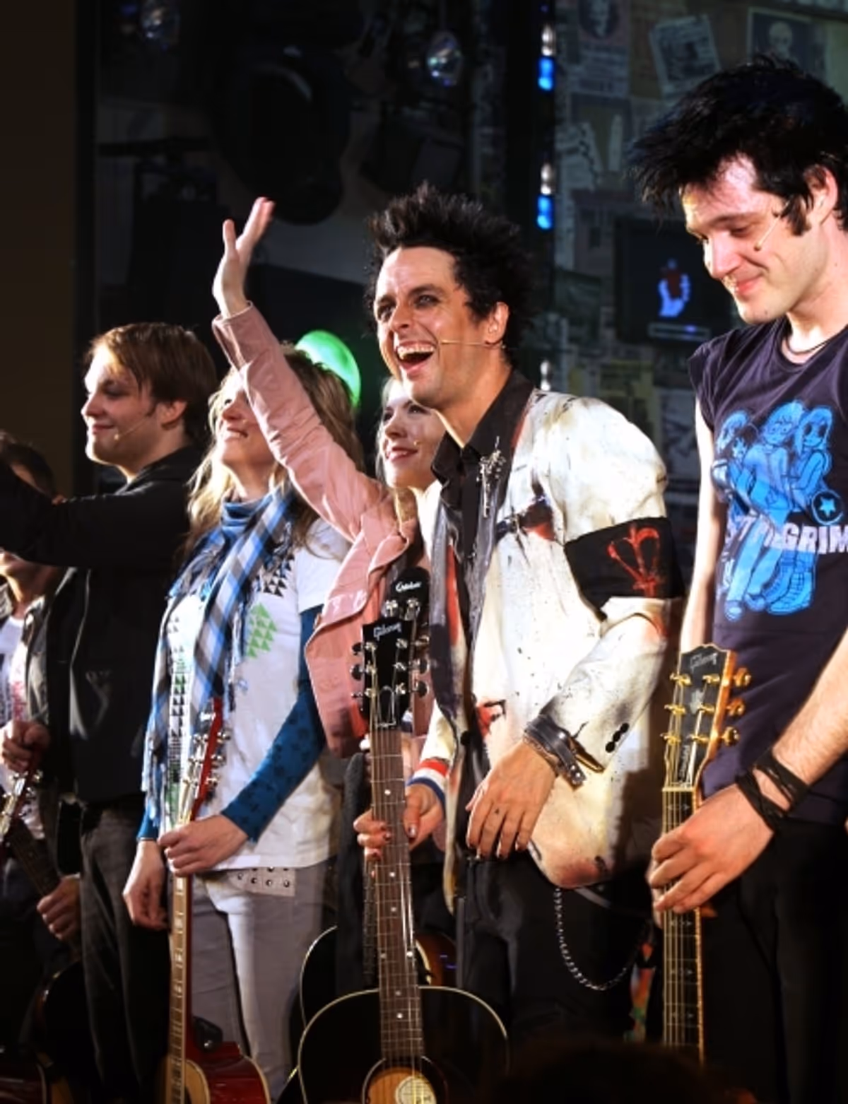 Billie Joe Armstrong and the Cast of AMERICAN IDIOT at 