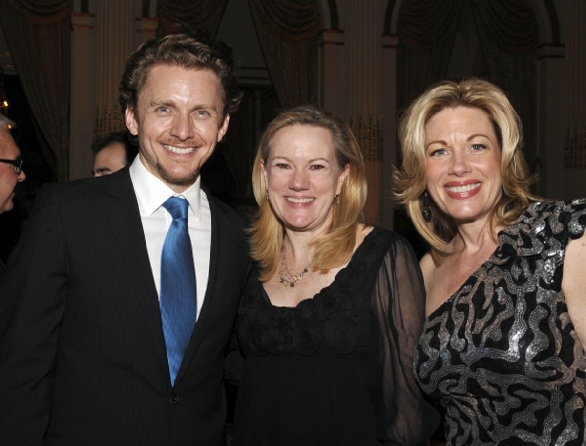 Jason Danieley, Kathleen Marshall, Marin Mazzie at 