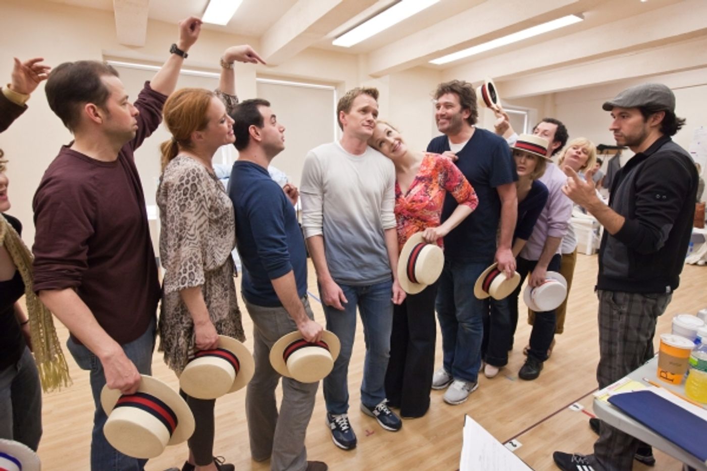 Photo Flash: Neil Patrick Harris & the Cast of COMPANY in Rehearsal!  Image