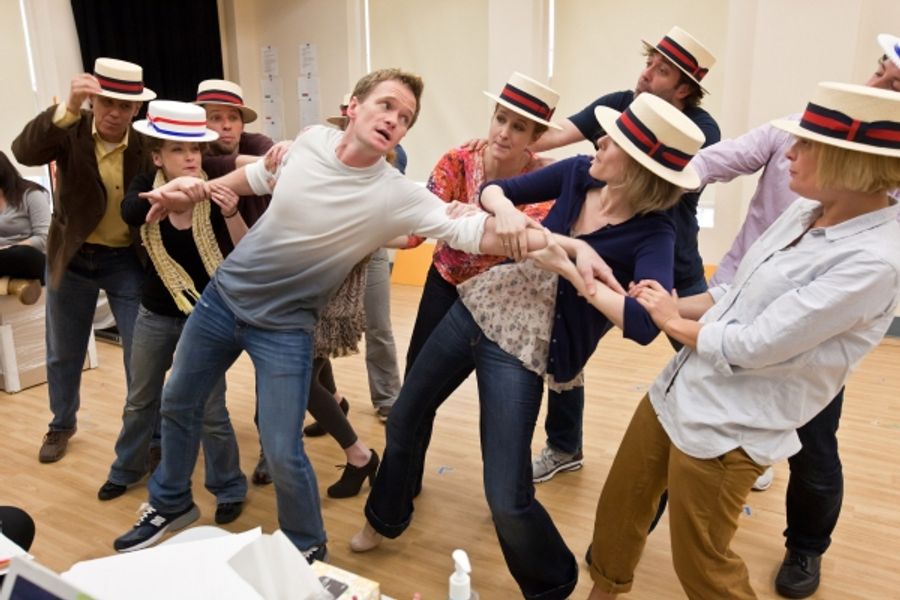 Photo Flash: Neil Patrick Harris & the Cast of COMPANY in Rehearsal! Image