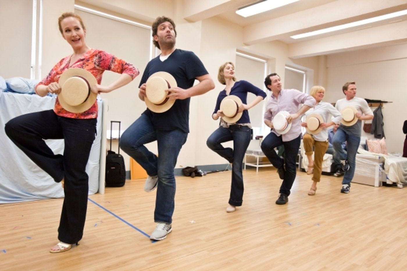 Photo Flash: Neil Patrick Harris & the Cast of COMPANY in Rehearsal!  Image