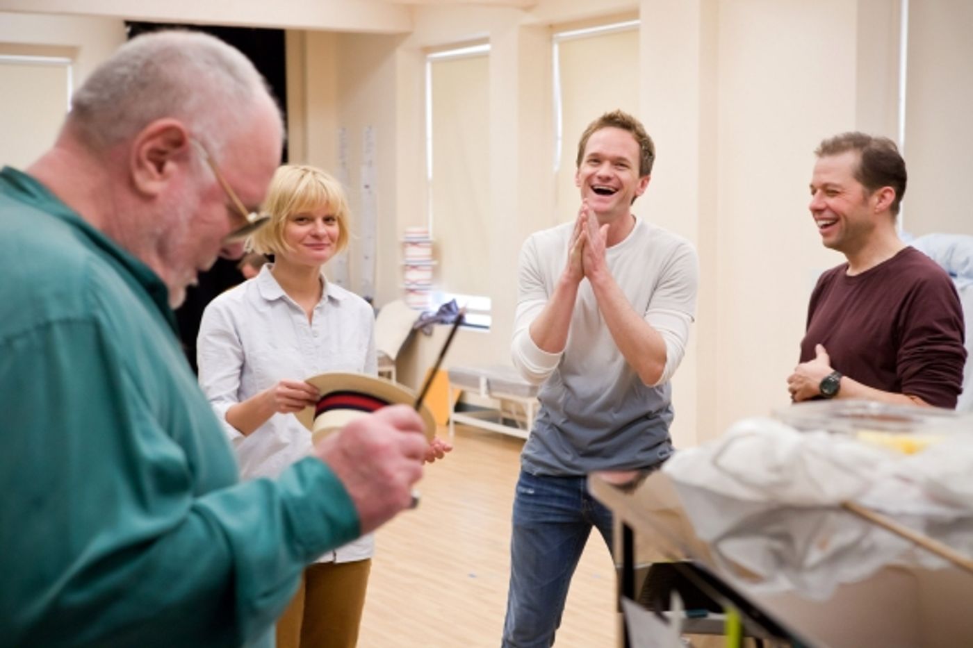 Photo Flash: Neil Patrick Harris & the Cast of COMPANY in Rehearsal!  Image