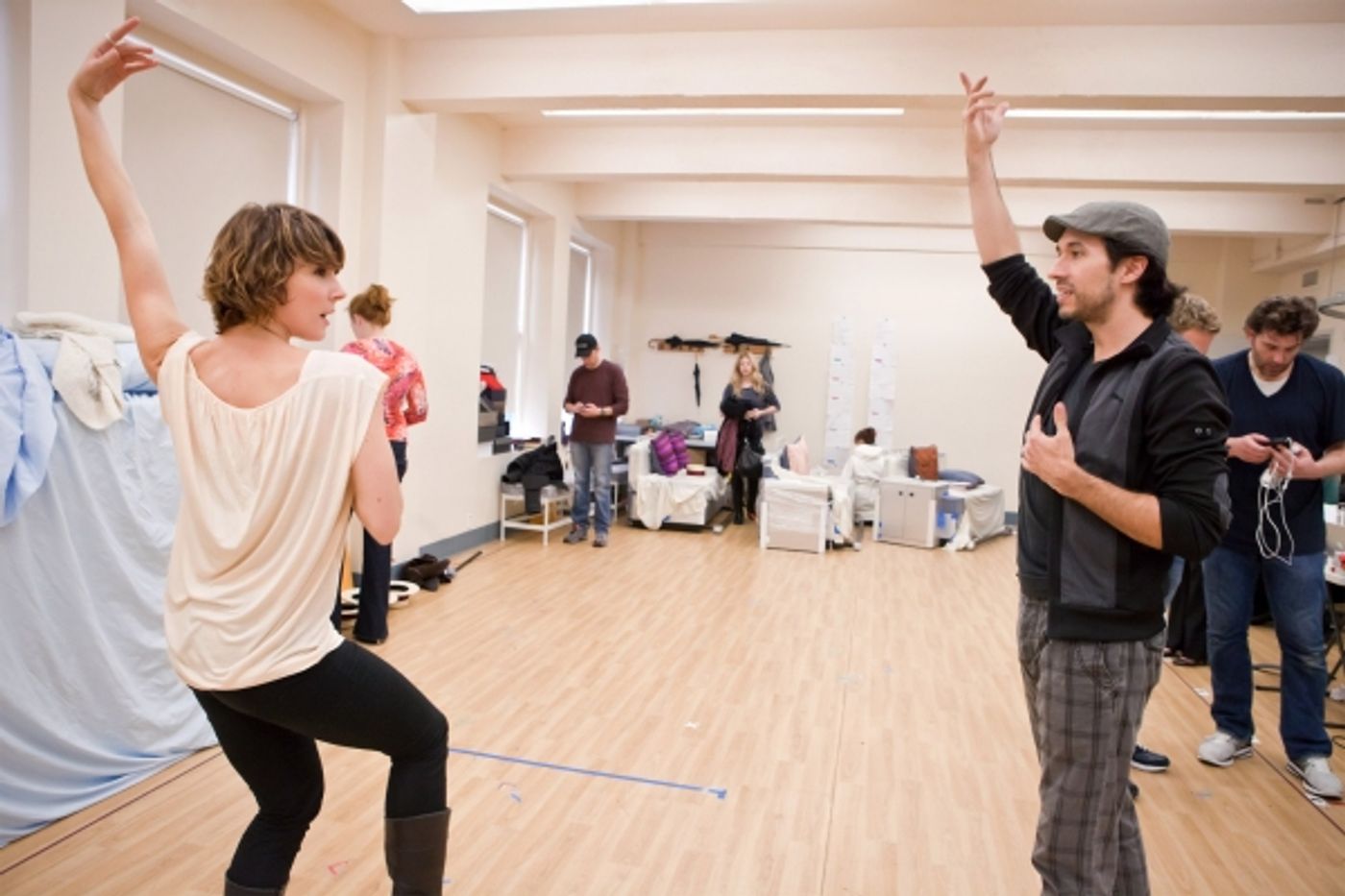 Photo Flash: Neil Patrick Harris & the Cast of COMPANY in Rehearsal!  Image