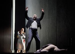 A scene from Berg's "Wozzeck" with Alan Held in the title role. Photo: Cory Weaver/Me Photo