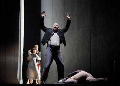 A scene from Berg's "Wozzeck" with Alan Held in the title role. Photo: Cory Weaver/Me Photo