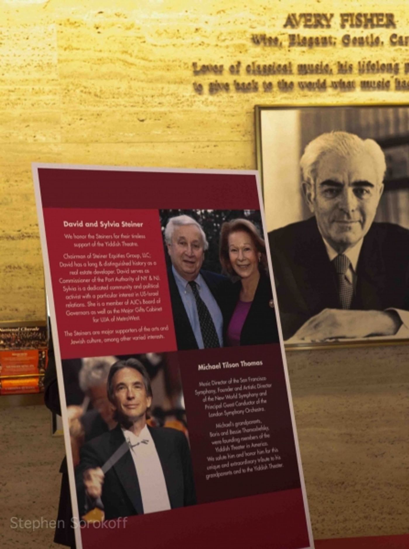 Photo Coverage: Folksbiene Honors Michael Tilson Thomas at Avery Fisher Hall  Image