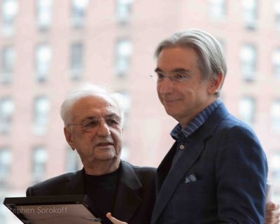  Frank Gehry & Maestro Thomas Photo