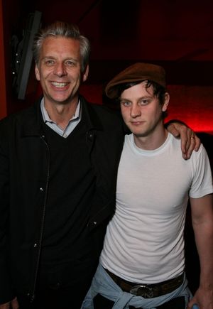 LOS ANGELES, CA - APRIL 6: CTG Artistic Director Michael Ritchie (L) and cast member Tadhg Murphy (R) pose during the party for the opening night performance of "The Cripple of Inishmaan" at Center Theatre Group's Kirk Douglas Theatre on April 6, 2011 in @ BroadwayWorld LOS ANGELES, CA - APRIL 6: CTG Artistic Director Michael Ritchie (L) and cast member Photo